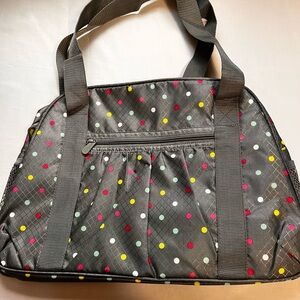 NEW THIRTY-ONE Confetti Dot (RARE) Travel Gym Overnight Diaper Bag